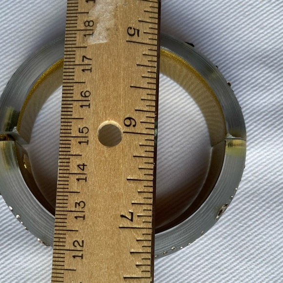 NWOT ALEXIS BITTAR BRACELET   BLUE with RHINESTONES. - Picture 6 of 7